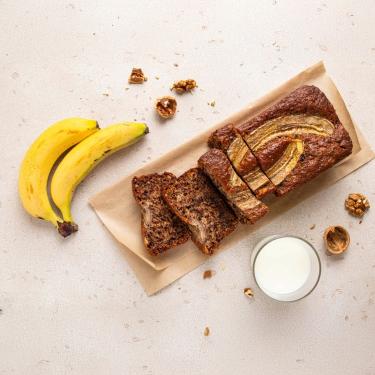 Banana loaf cake