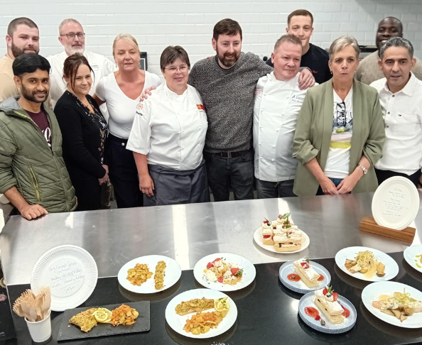 Evergreen Careand team and Paul Bloxham
