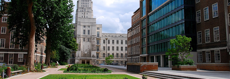 Birkbeck, University of London campus in central London