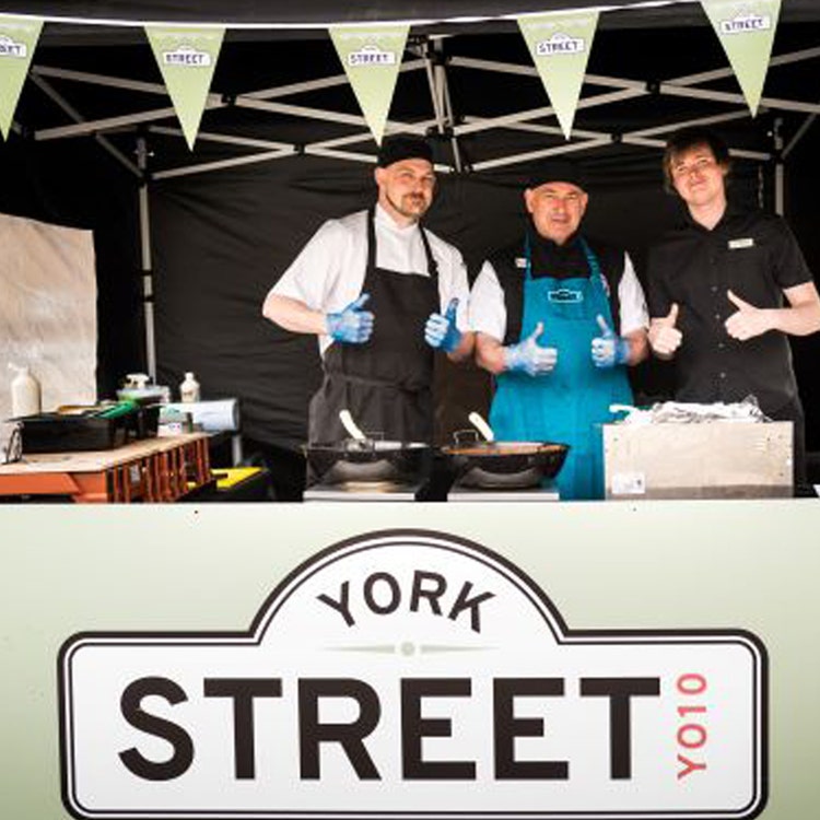 street food market