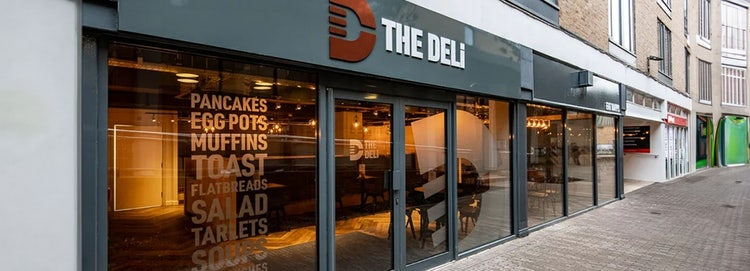 The exterior of Deli restaurant