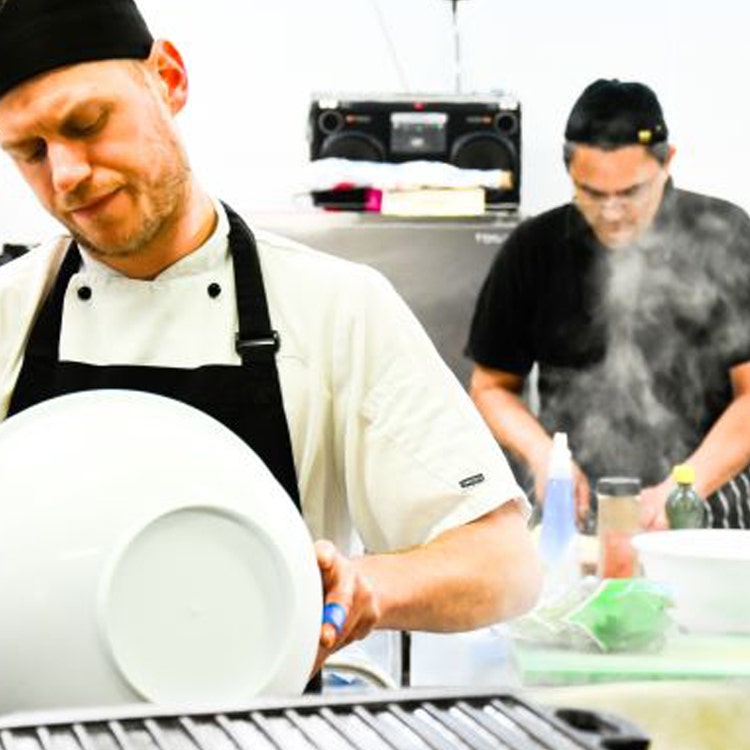 Chefs cooking