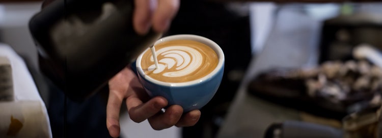 Coffee being served