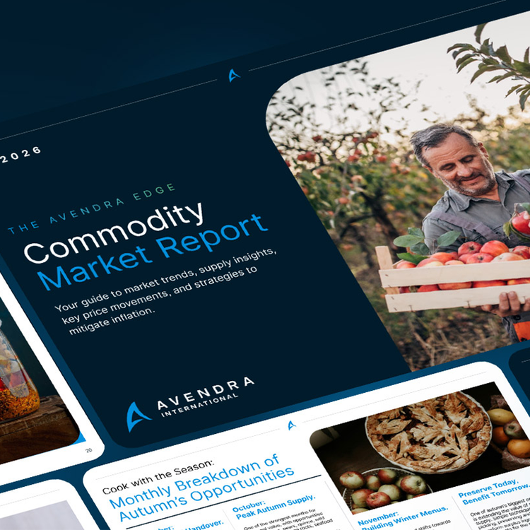 The Avendra Edge Commodity Market Report cover