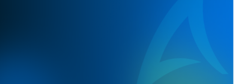 Abstract gradient blue background with the Avendra International logo, Picture, Picture