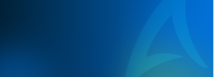 Abstract gradient blue background with the Avendra International logo, Picture, Picture